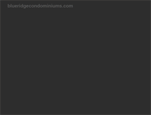 Tablet Screenshot of blueridgecondominiums.com